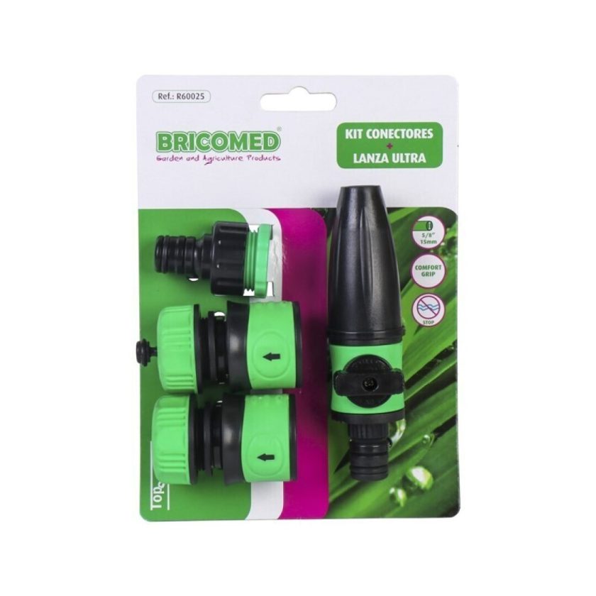 KIT CONECTORES + LANZA ULTRA 5/8" BLISTER