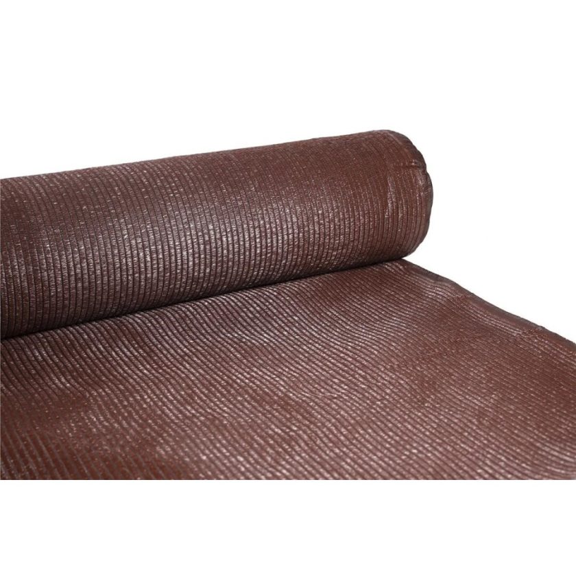 MALLA OCULTACION MARRON 1 X 100M 90%