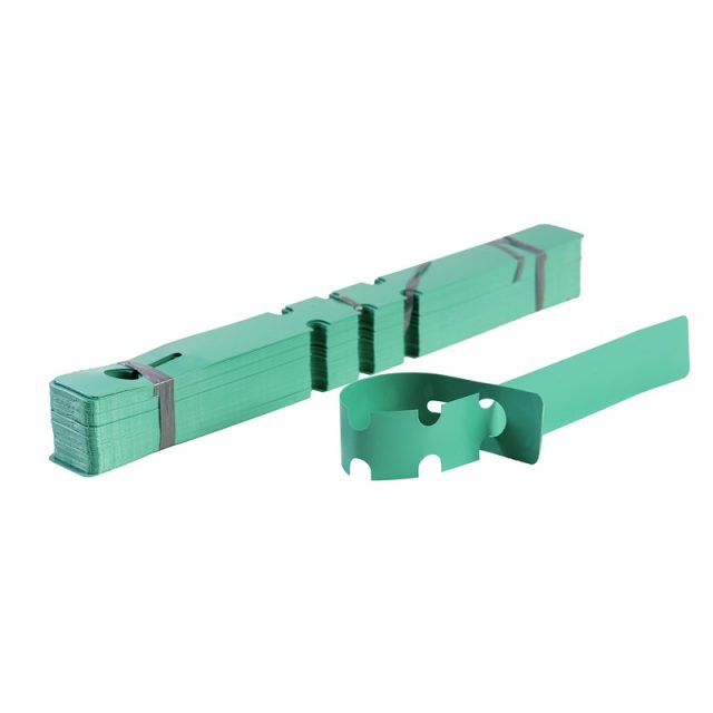 ETIQUETAS COLGANTES 20X2CM BLANCO 100UDS